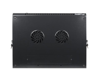 LANBERG Szafa instalacyjna wisząca 19 12U 600X450mm czarna (drzwi szklane) WF01-6412-10B - 455293 - zdjęcie 6